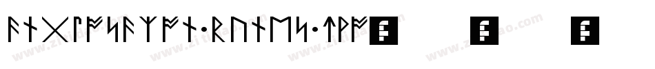 AngloSaxon Runes 2字体转换